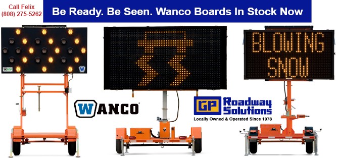 Wanco electronic traffic devices in stock